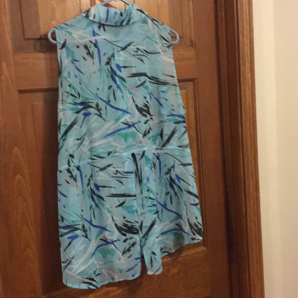 NWT sheer sleeveless blouse 2X - Picture 5 of 6